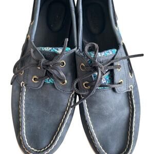 Sperry Top Sider Women’s Koifish Floral Leather Boat Shoes